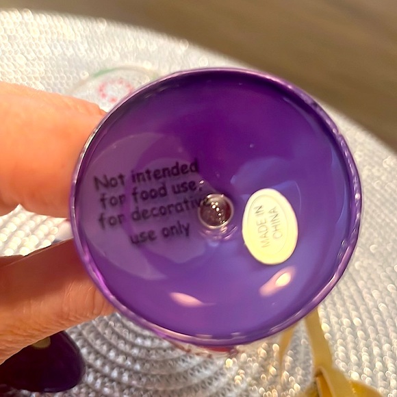 Set of Wine Glass Christmas Ornaments - Picture 8 of 11